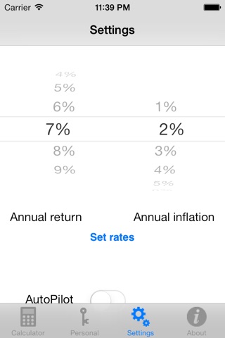 myNestEgg retirement calc screenshot 4