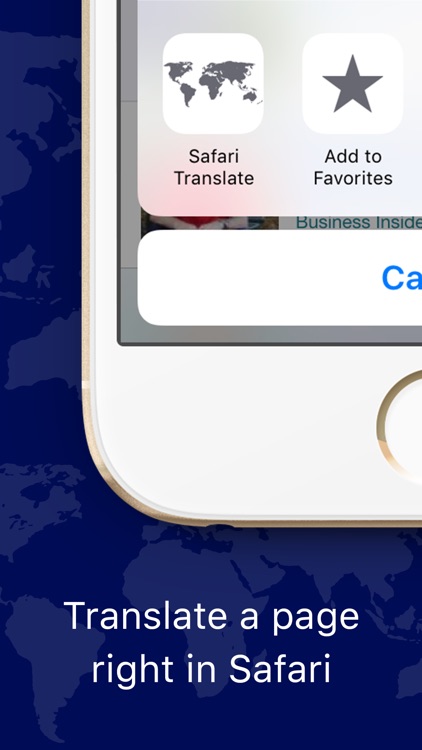 Web Page Translator for Safari