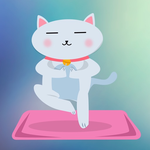 Animated YOGa CAt Stickers iOS App