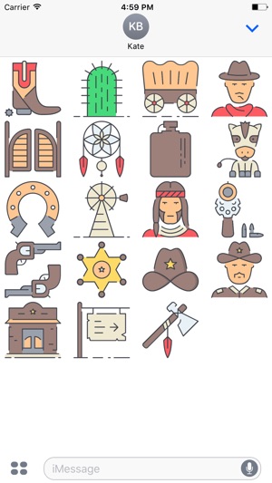 WildWestMoji - Western Cowboys Stickers(圖3)-速報App