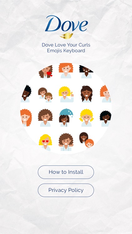 Dove Love Your Curls Emojis screenshot-3