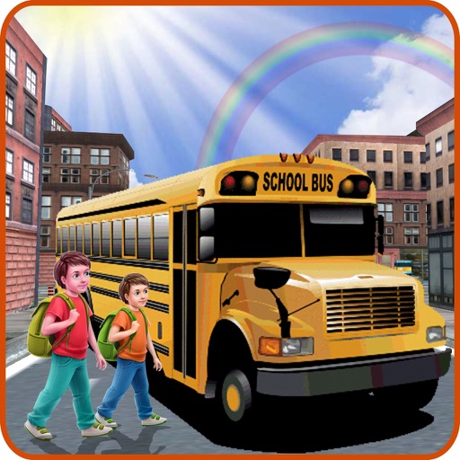 Real city high school bus driver 2017 iOS App