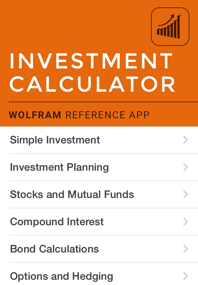 Wolfram Investment Calculator Reference Appのおすすめ画像1