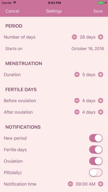 Woper - Women Period Tracker