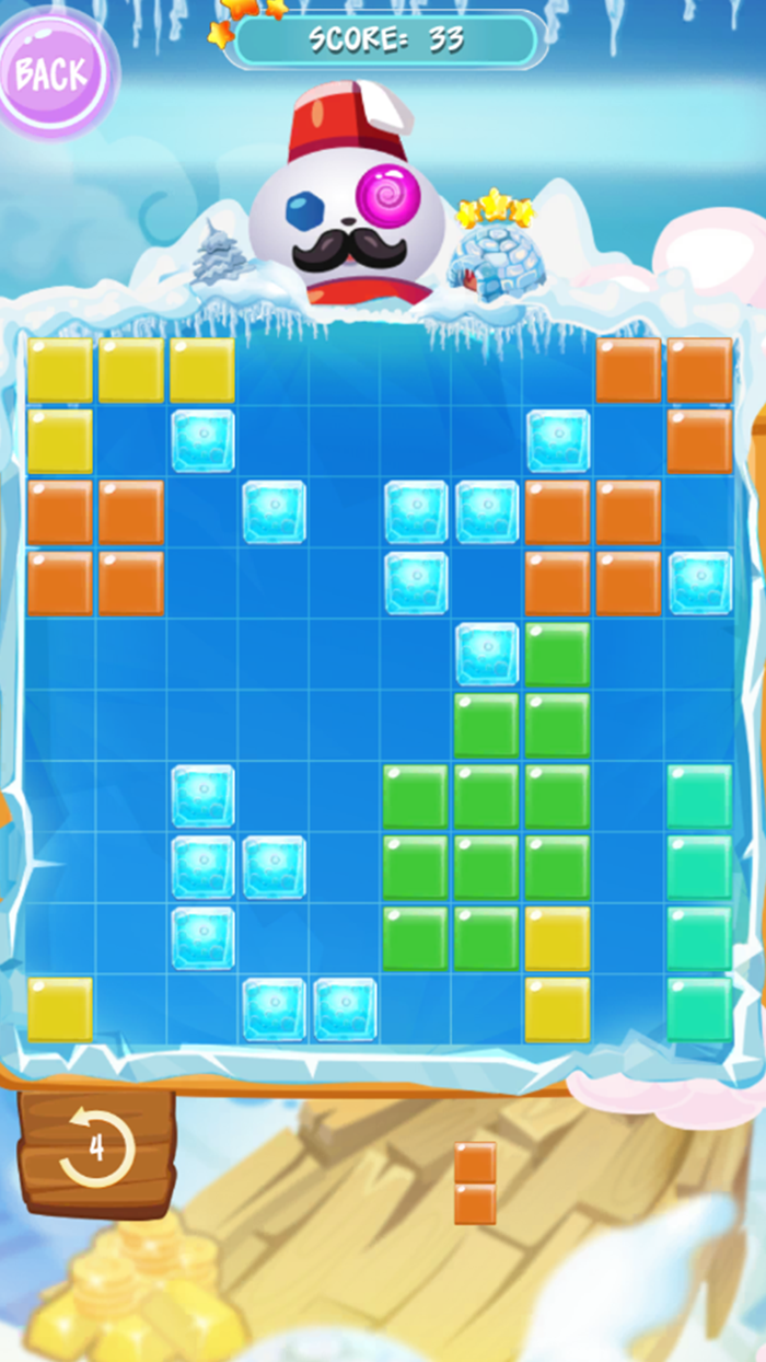 Block Puzzle for 1010 tiles Winter blocks game