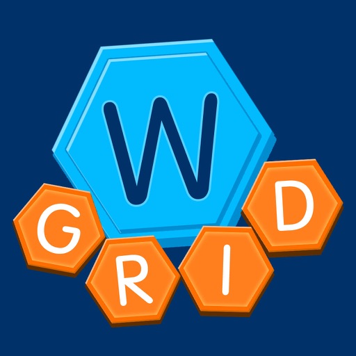 Word Grid - Hexa Block Puzzles & Hidden Crosswords Icon