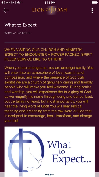 Lion of Judah Prayer & Worship Center