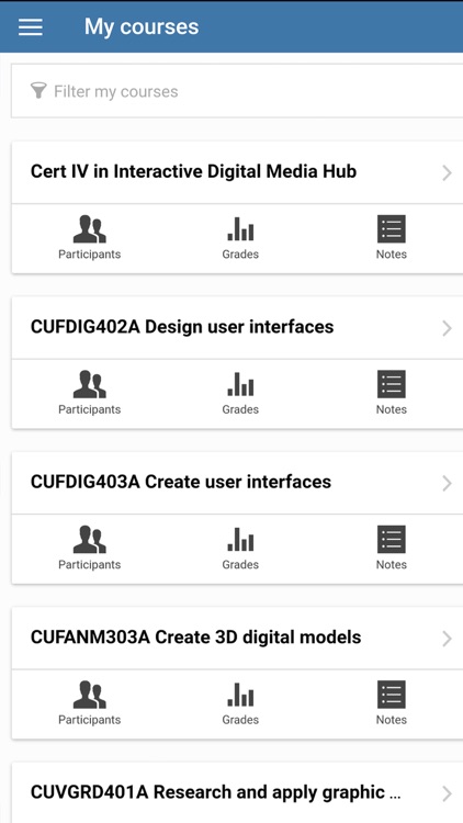 Wodonga TAFE Moodle Mobile