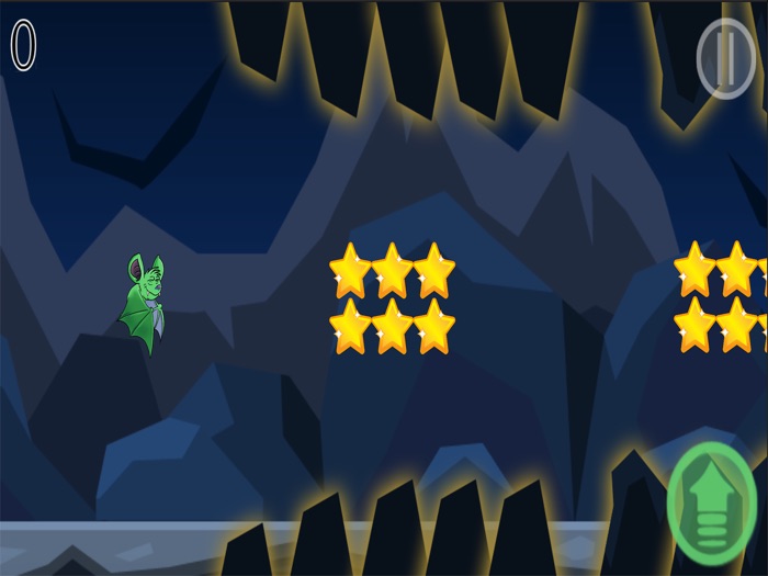 Green Bat In The Cave