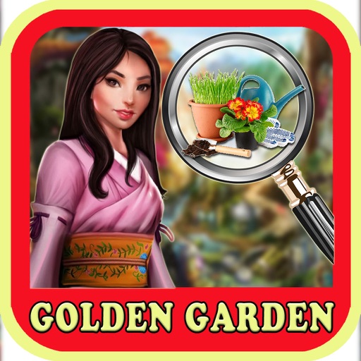 Free Hidden Object : Golden Garden Hidden Object Icon