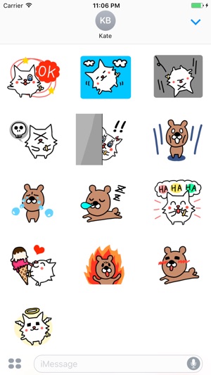 Cute Animals Speak English Stickers(圖3)-速報App