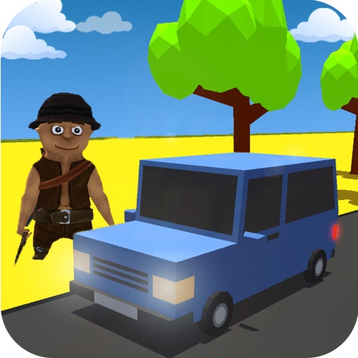 Crazy Circuit Drive Loop Car - Cartoon Crash Taxi iOS App
