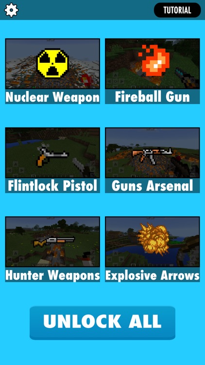 Weapons & Guns Add-On for Minecraft PE (MCPE)