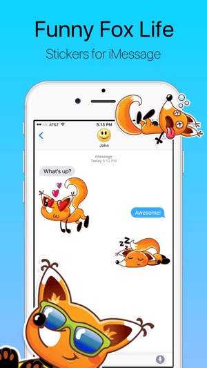 Funny Fox Life Stickers(圖1)-速報App