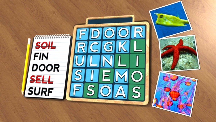 Wordsearch Revealer Sea Life