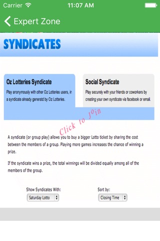 OZ Lotto Expert screenshot 3