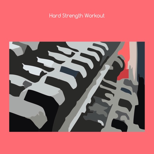 Hard strength workout icon