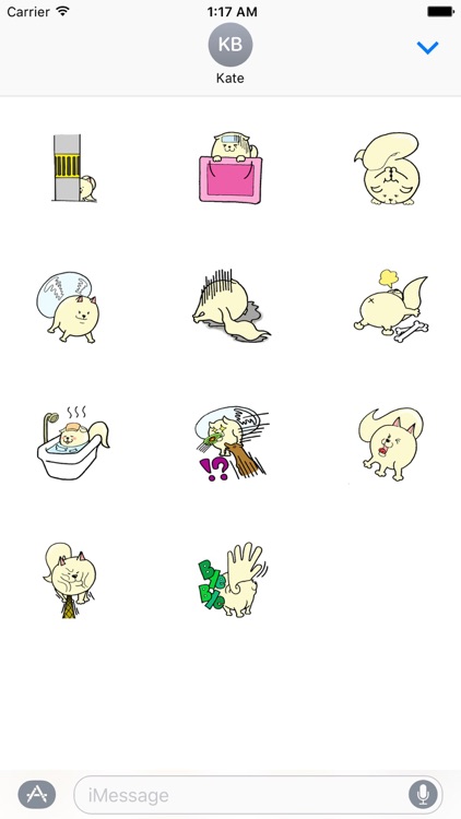 Funny Chubby Dog Stickers