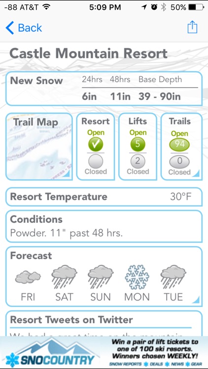 Ski and Snow Report