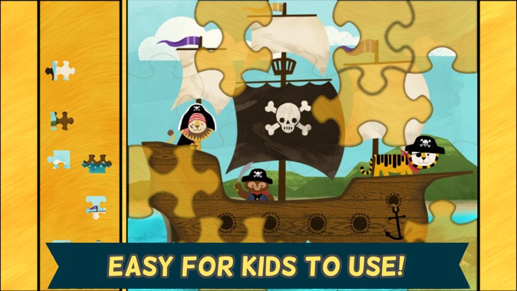 Pirate Preschool Puzzle - Toddler Games Complete