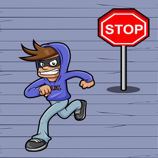 Thief Running Icon