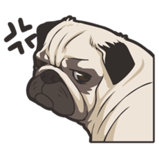 Pug Dogs Stickers