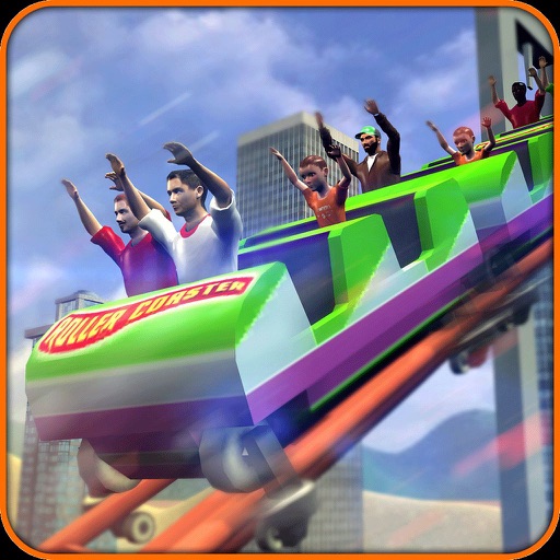 Roller Coaster for VR Air Board-Drive World Thrill Icon