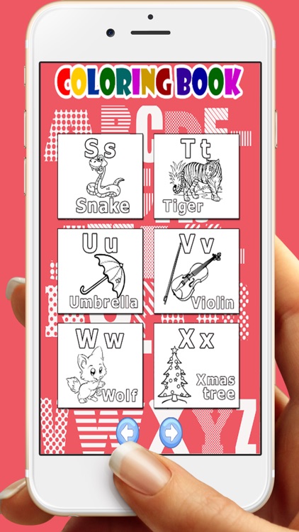 ABC Coloring Games For Kide Toddlers Adult Free screenshot-3