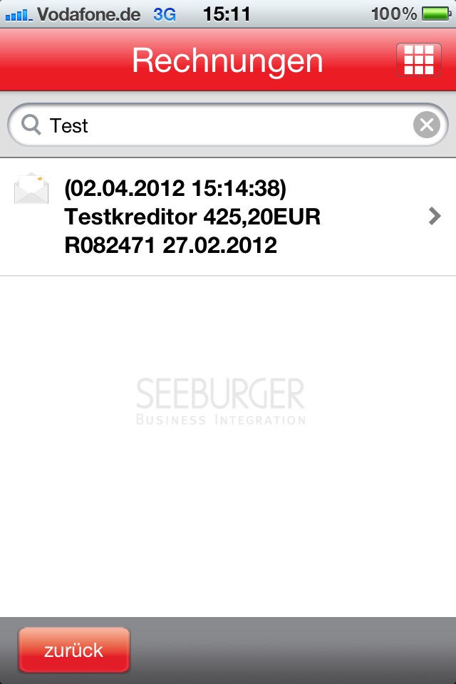 SEEBURGER Mobile screenshot 2