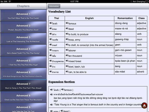 Advanced Thai for iPad screenshot 4