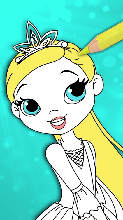 Princess coloring pages for kids – Pro screenshot-4