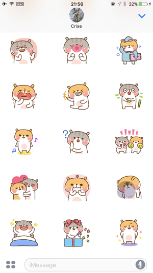 Hamstermoji Stickers for imessages(圖2)-速報App