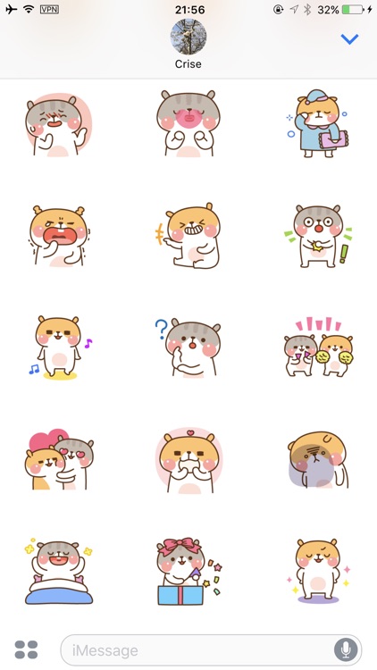 Hamstermoji Stickers for imessages