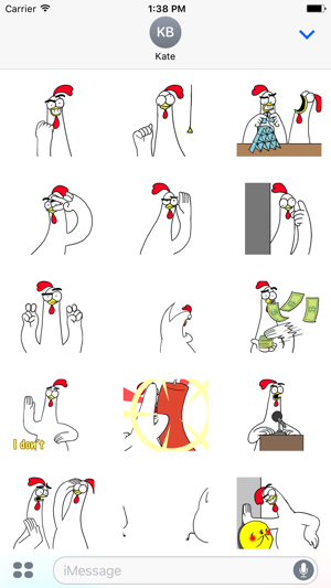 Chicken Bro 6 Sticker Pack(圖2)-速報App