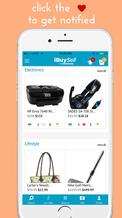 iBuySell- Online Shopping. Buy and Sell Live Deals