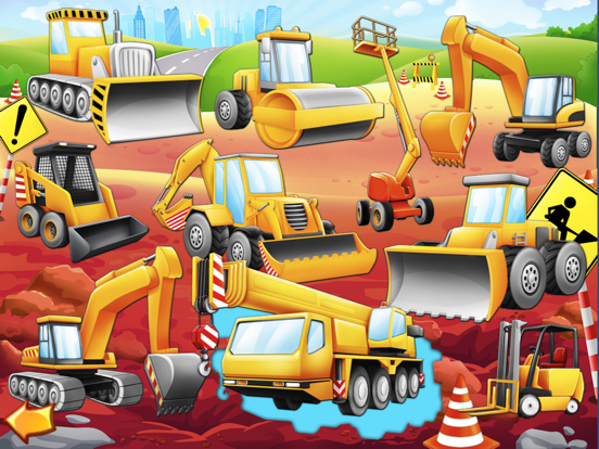 Trucks and Things That Go Puzzle Game на iPad
