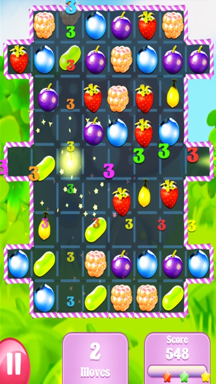 Berry Match 3 Deluxe Puzzle Fruits Game