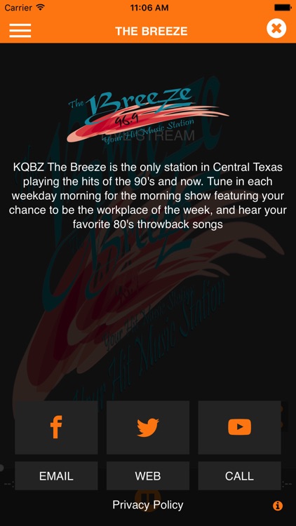 KQBZ The Breeze 96.9 screenshot-3