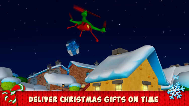 Christmas Cartoon Quadcopter Drone Simulator Full screenshot-3