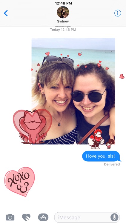 Disney Stickers: Love