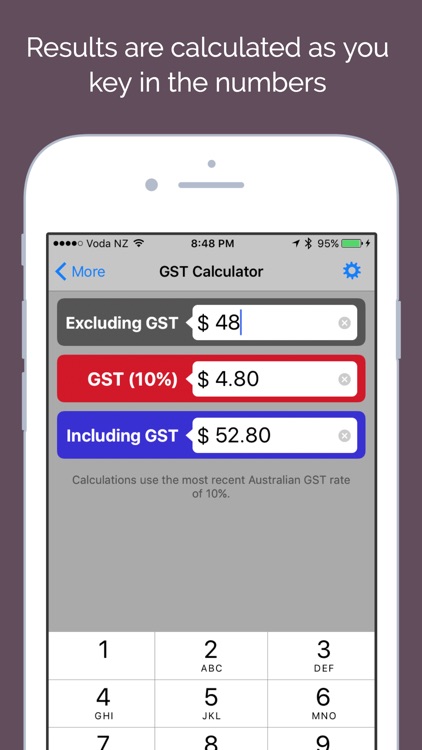 Aussie GST - Australian Goods and Services Tax Cal