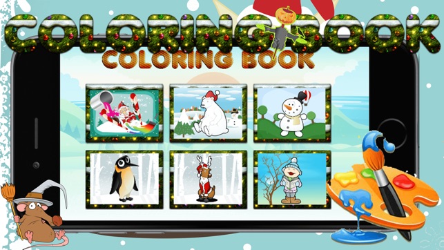 Snow World : coloring games for kids(圖1)-速報App