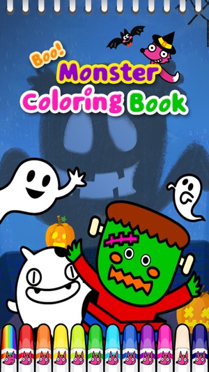 Boo! Monster Coloring Book: Halloween(圖1)-速報App