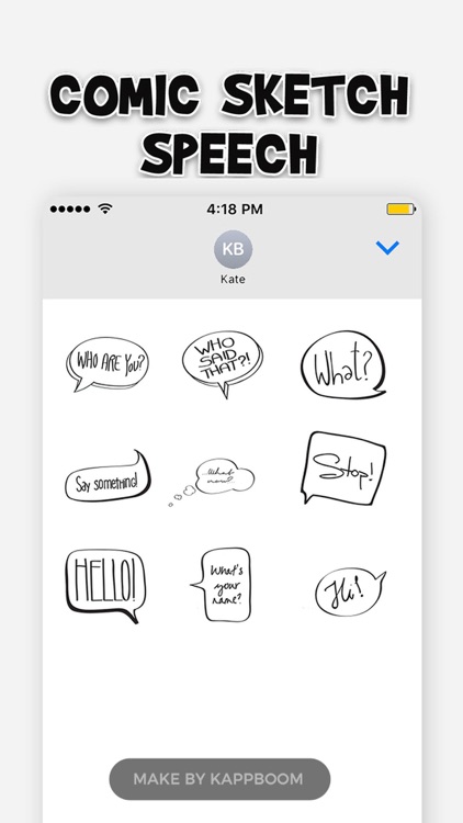 Comic Sketch Speech screenshot-4