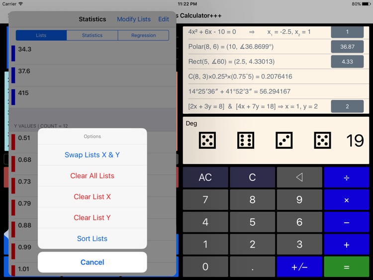 Statistics Calculator+++ screenshot-3