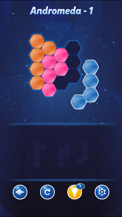 Space Hexa Puzzle screenshot 3