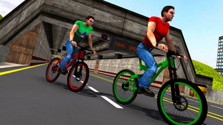 Rooftop BMX Bicycle Stunt Rider - Cycle Simulation screenshot-4