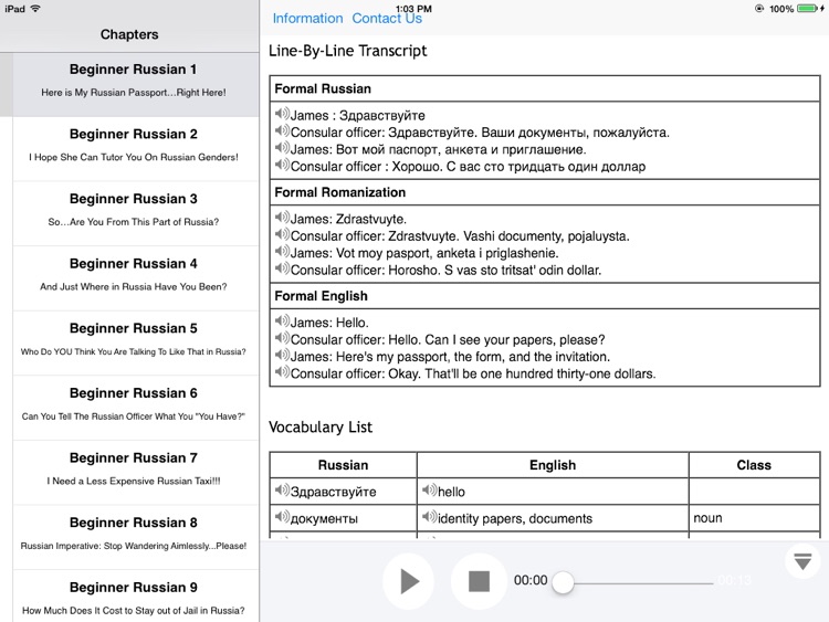 Intro to Russian Language and Culture for iPad