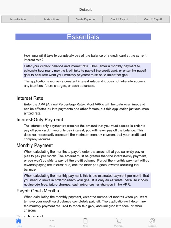 Credit Cards Payoff Calculator screenshot-3