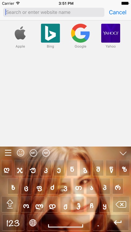 Georgian Keyboard - Georgian Input Keyboard screenshot-4